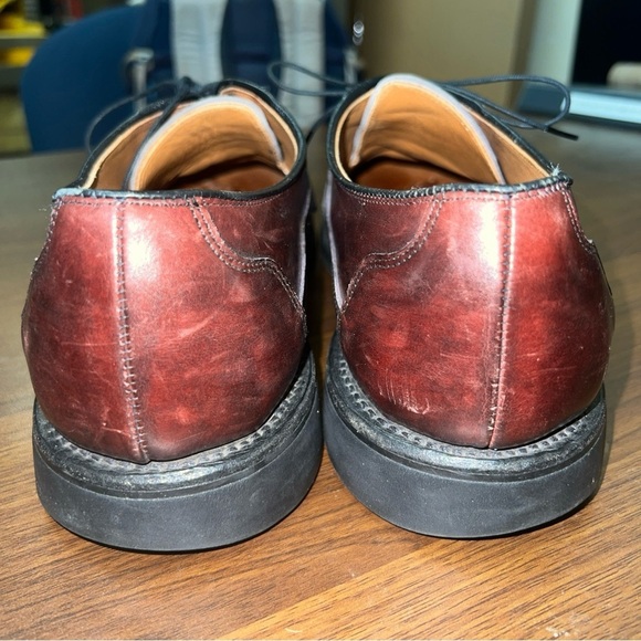ALLEN EDMONDS BRENTWOOD Burgundy  LEATHER OXFORD MEN'S  SIZE 12.5B - Picture 4 of 12
